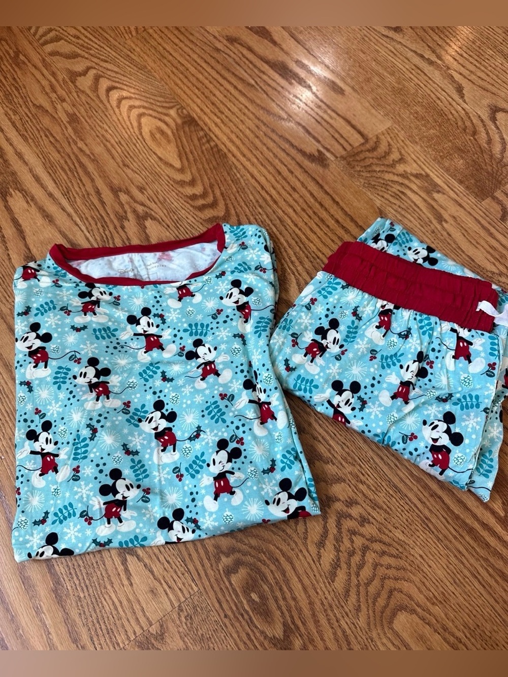 Little Sleepies Disney Mickey Mouse Bamboo Pajama Set Small-Medium